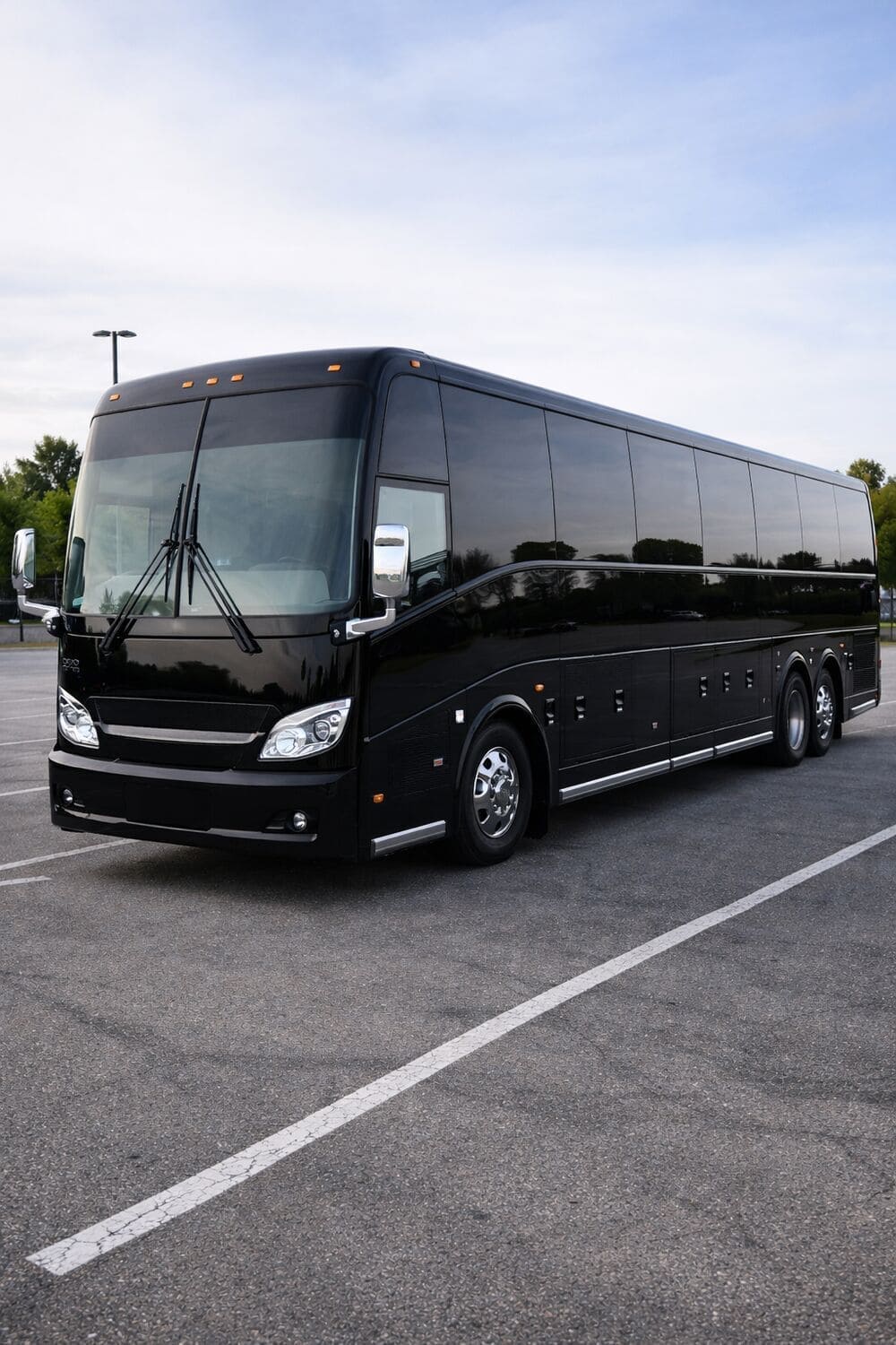 Charter bus exterior