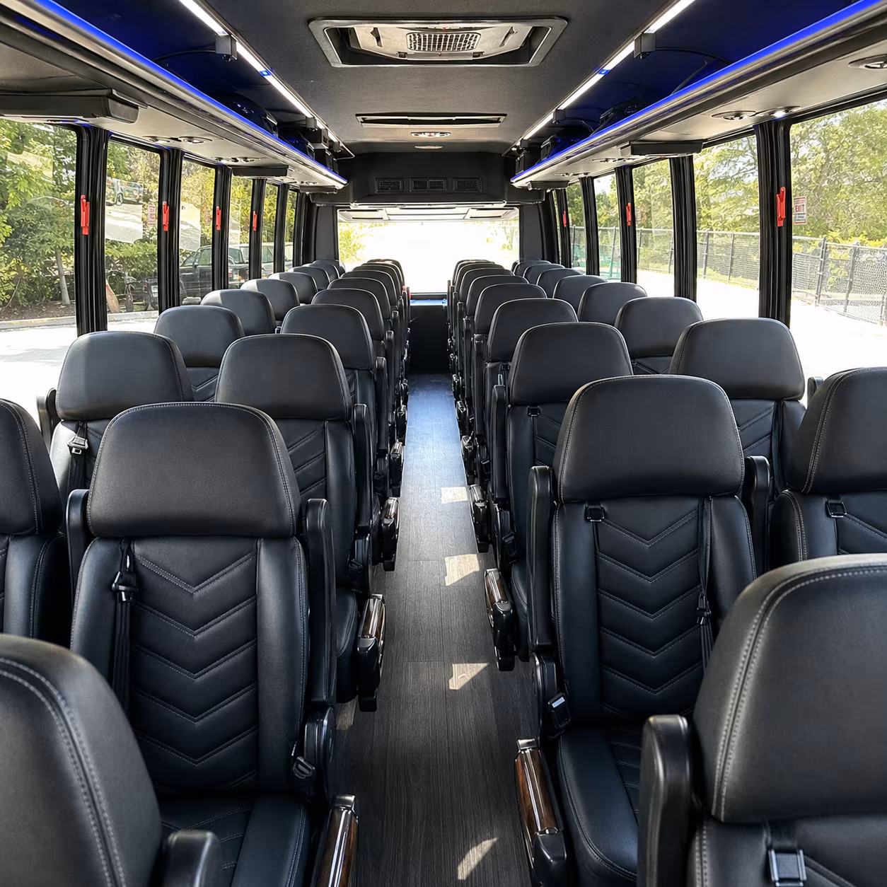 redding airport transportation onboard seating