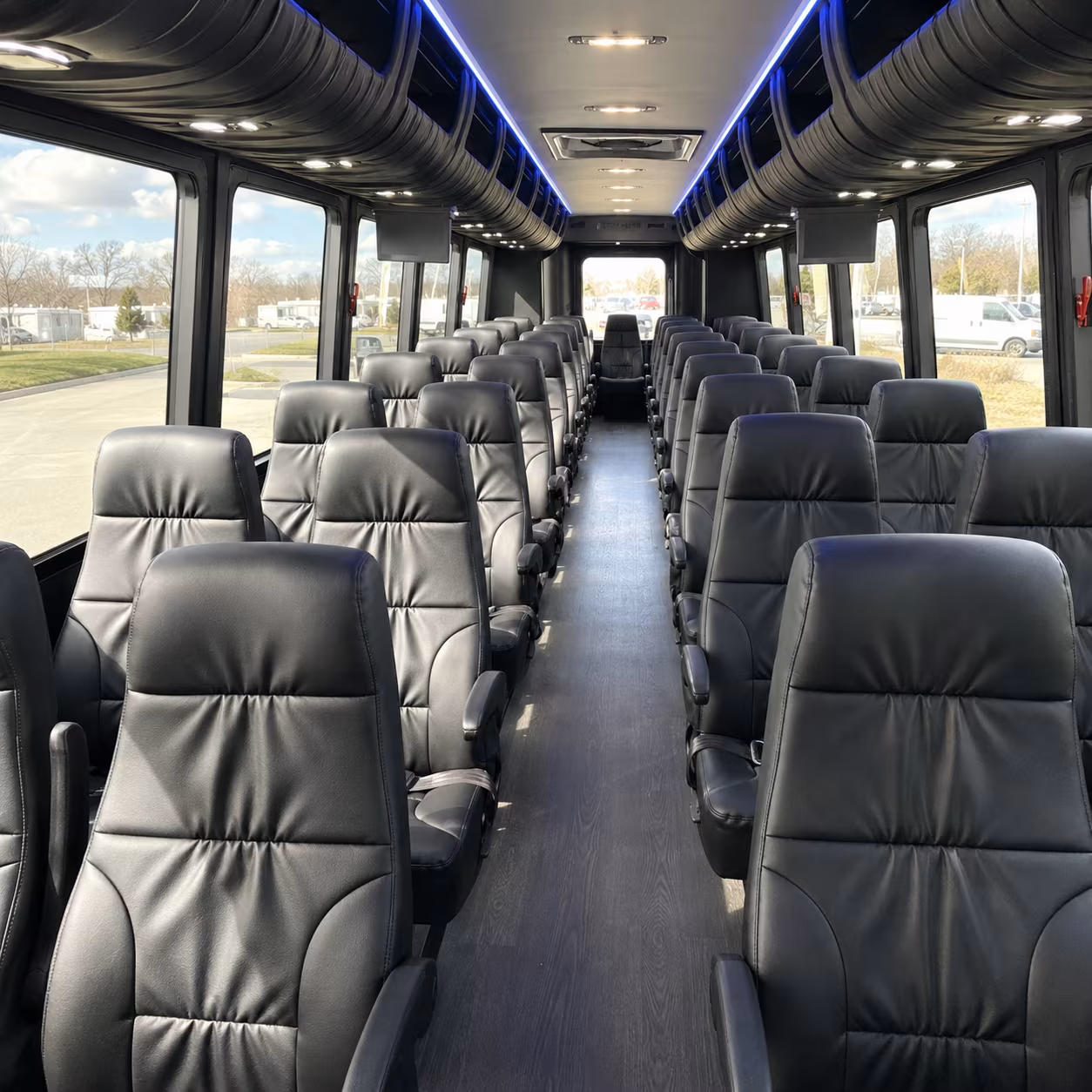 redding concert transportation onboard seating