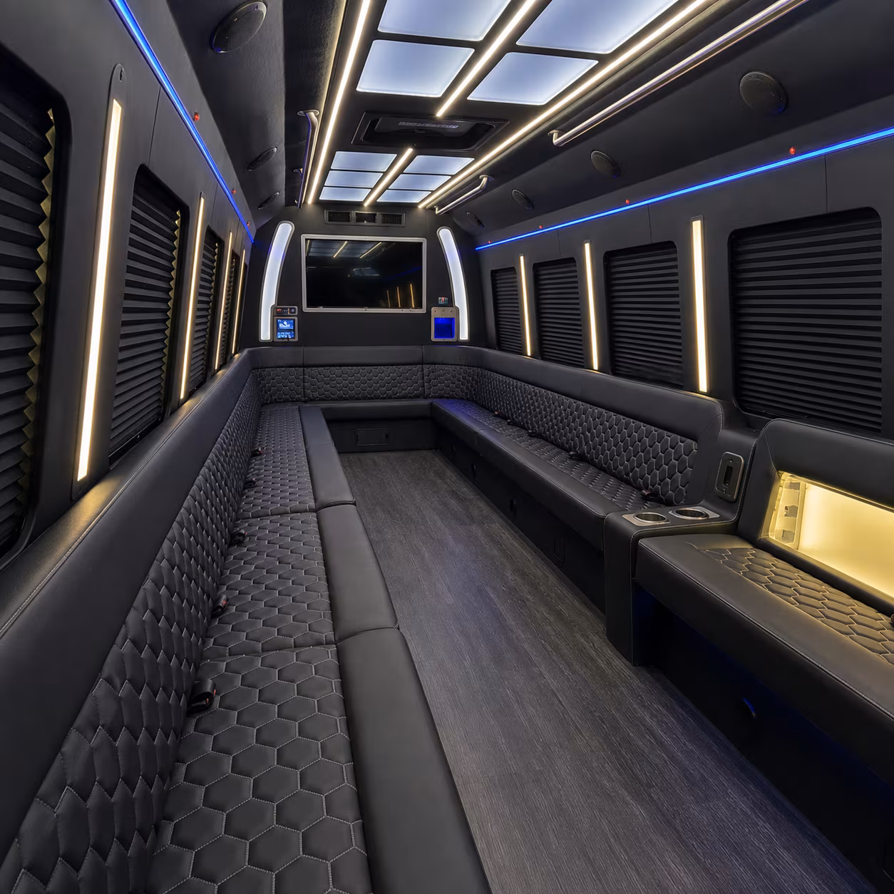 redding party bus rentals inside
