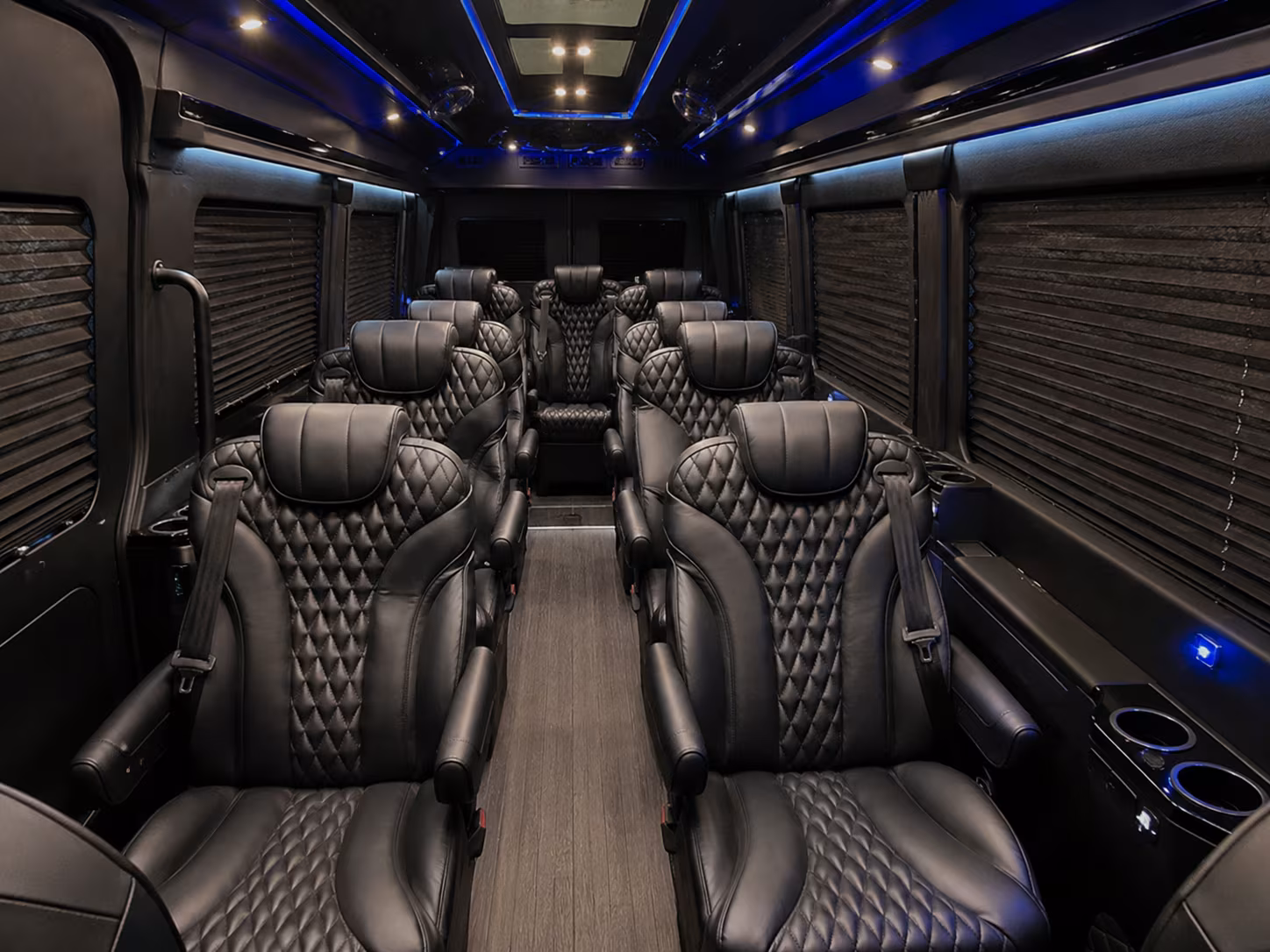 redding sporting event transportation onboard seating